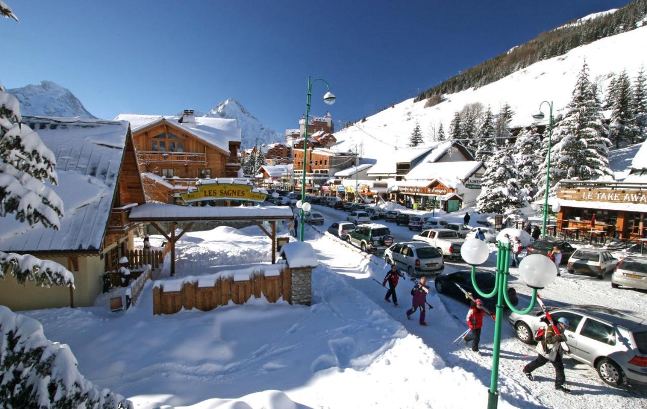 Studio Standing Residence Le Pluton Wifi Parking Prive C100 Les Deux Alpes Exteriör bild